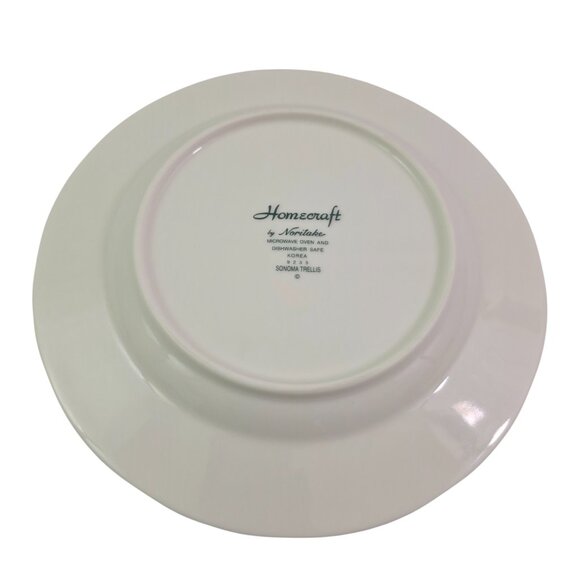 Noritake Homecraft Sonoma Trellis 8.5” Salad Luncheon Plates – Set of 4 - Picture 9 of 16
